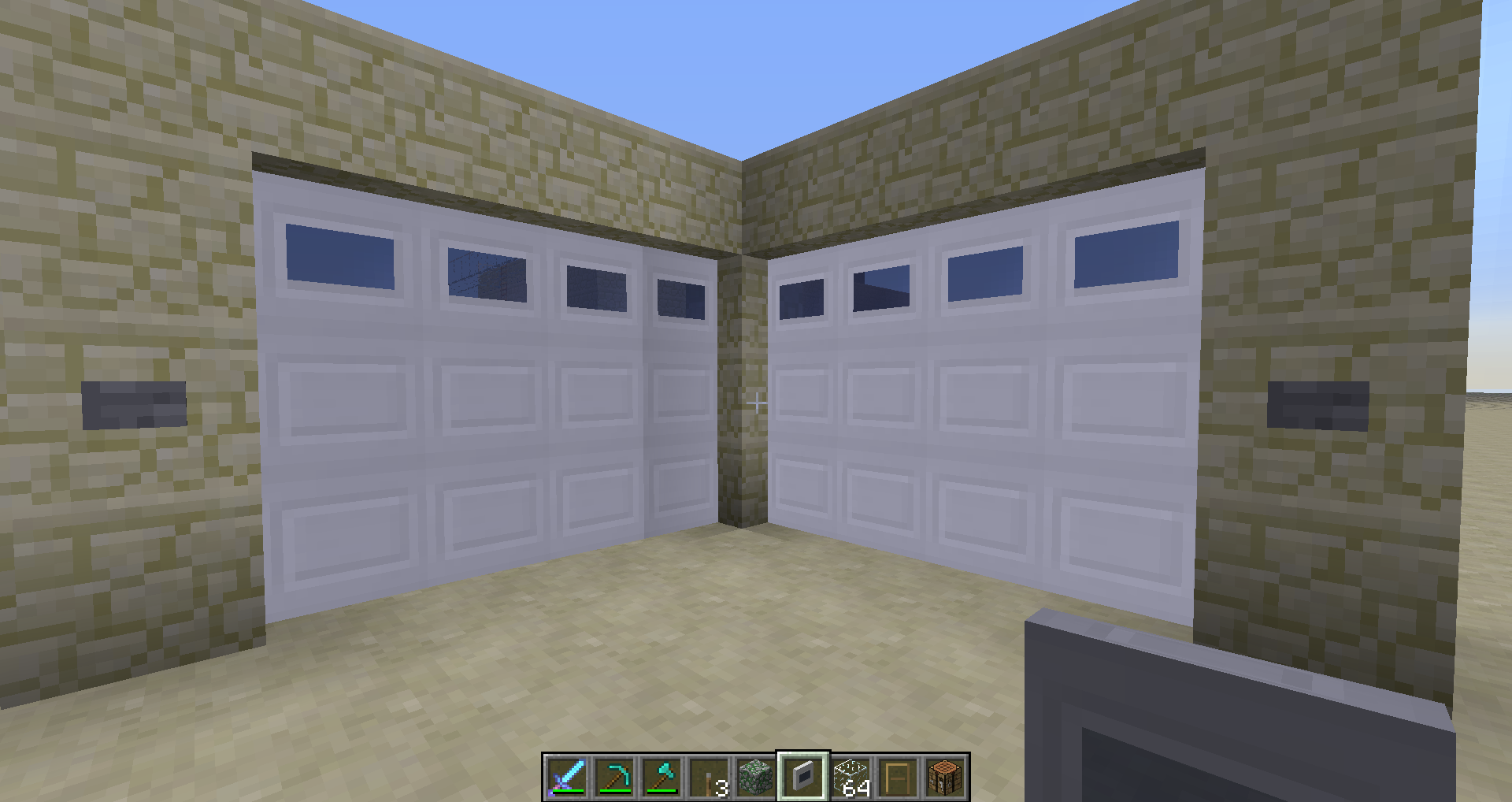minecraft garage door